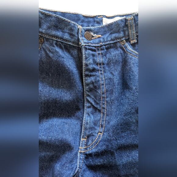 CLEARANCE Calvin Klein Vintage High Rise Dark Wash Ladies Jeans 10 - Picture 10 of 12